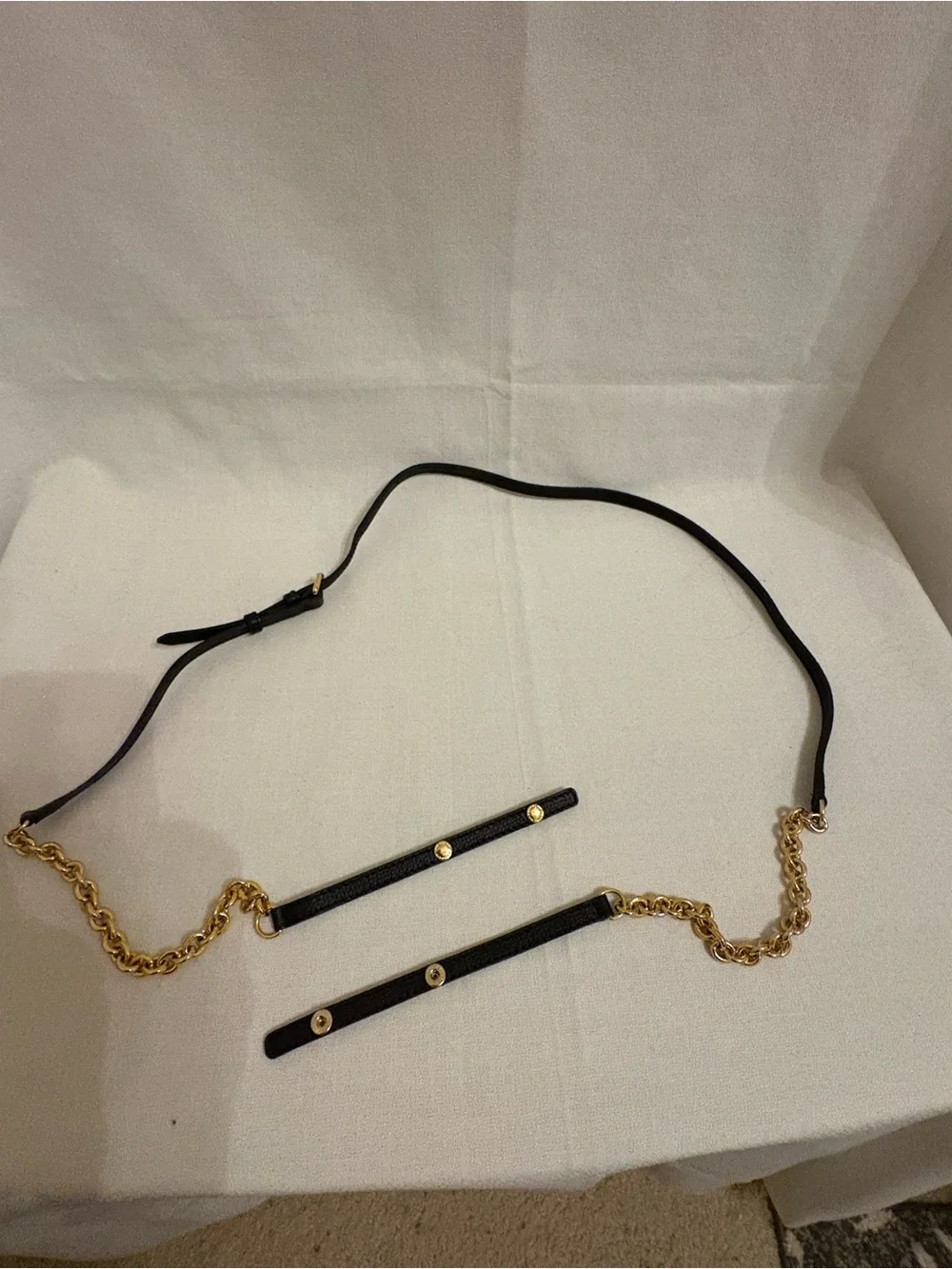 Burberry Long Button on purse strap for Burberry Gold Chain Accent